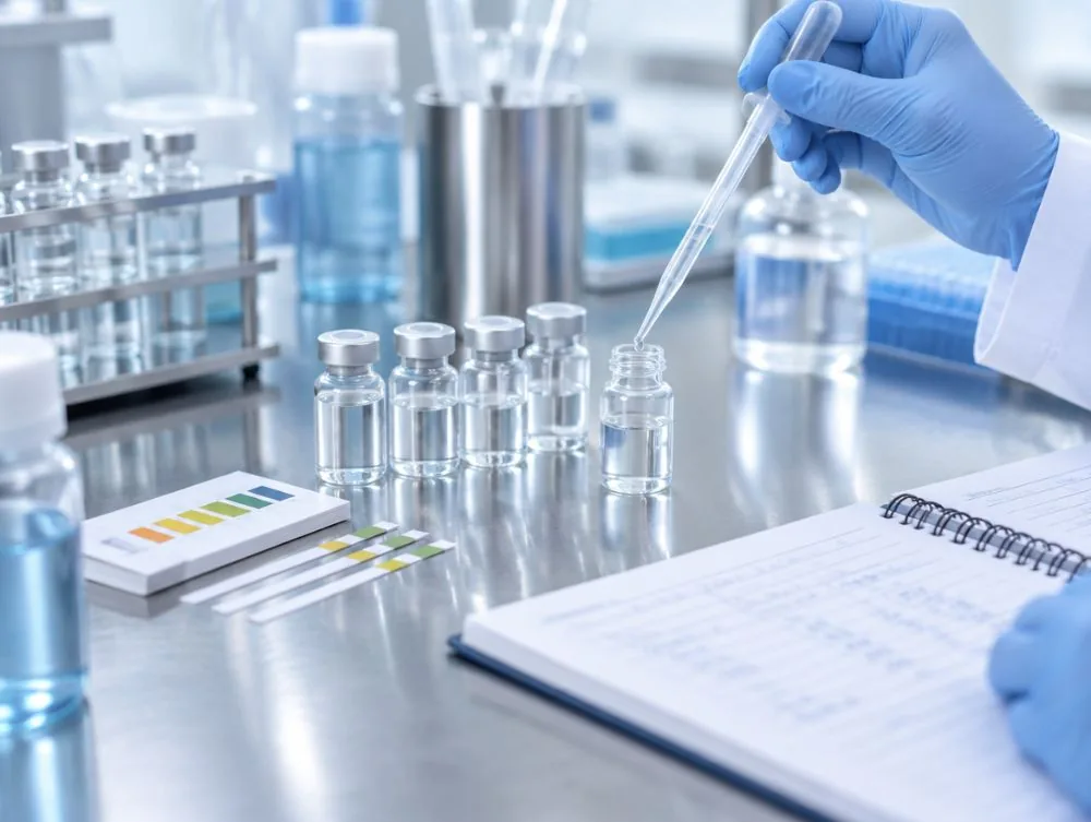 Analiza składu preparatu w laboratorium kosmetycznym